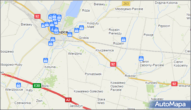 mapa Kowalewo-Góry, Kowalewo-Góry na mapie Targeo