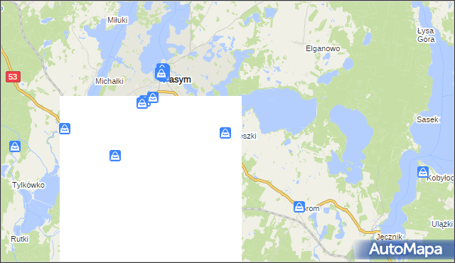 mapa Leleszki, Leleszki na mapie Targeo