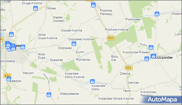 mapa Lewandowszczyzna, Lewandowszczyzna na mapie Targeo