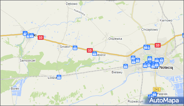 mapa Lubaszcz, Lubaszcz na mapie Targeo
