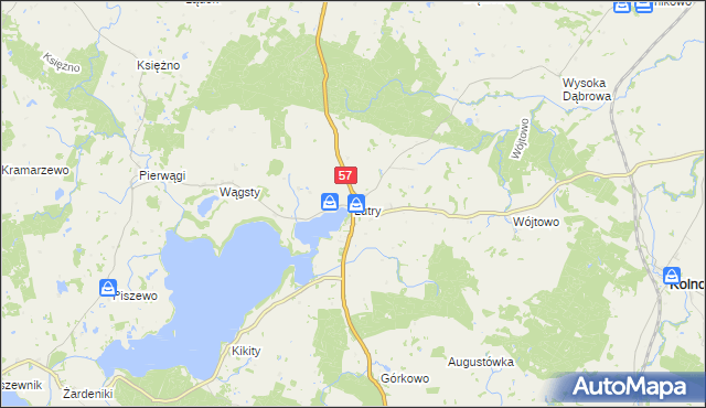 mapa Lutry, Lutry na mapie Targeo