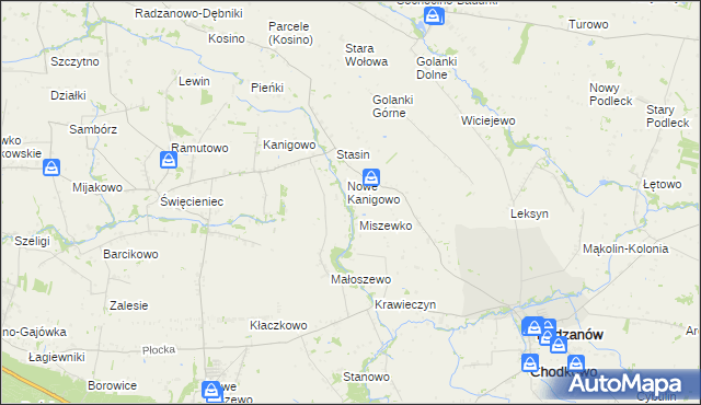 mapa Małoszywka, Małoszywka na mapie Targeo
