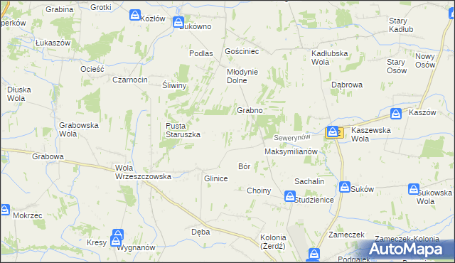 mapa Mścichów, Mścichów na mapie Targeo