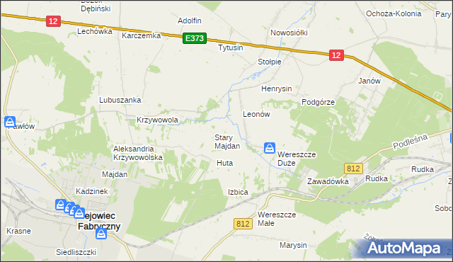 mapa Niemirów gmina Rejowiec, Niemirów gmina Rejowiec na mapie Targeo