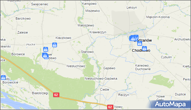 mapa Osmolinek, Osmolinek na mapie Targeo