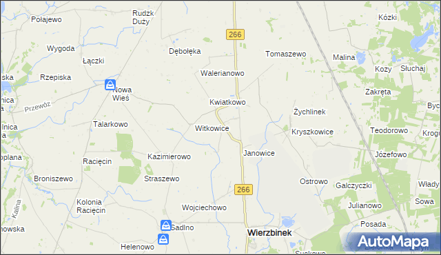 mapa Palmowo, Palmowo na mapie Targeo