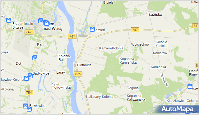 mapa Piotrawin-Kolonia, Piotrawin-Kolonia na mapie Targeo