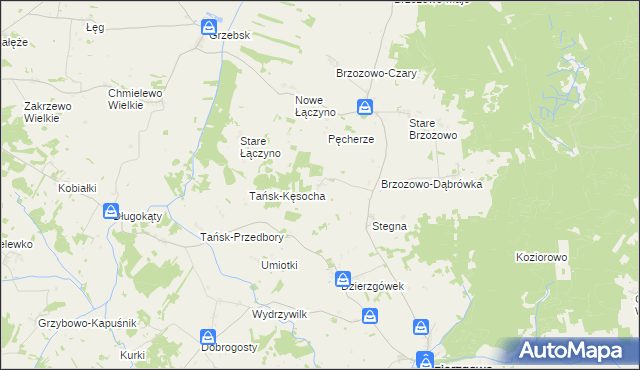 mapa Pobodze, Pobodze na mapie Targeo