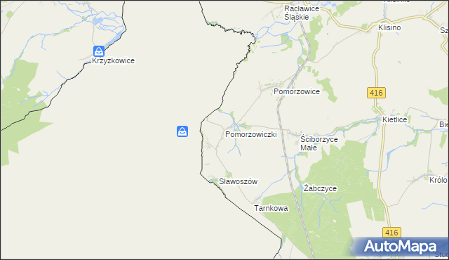 mapa Pomorzowiczki, Pomorzowiczki na mapie Targeo