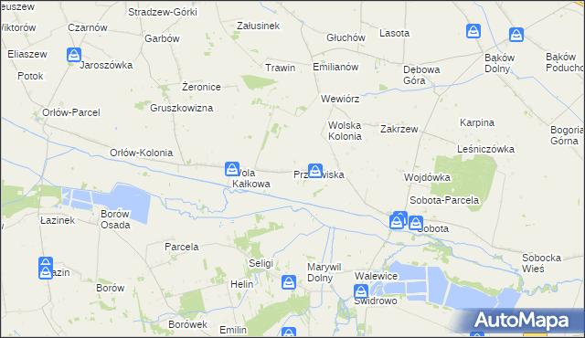 mapa Przezwiska, Przezwiska na mapie Targeo