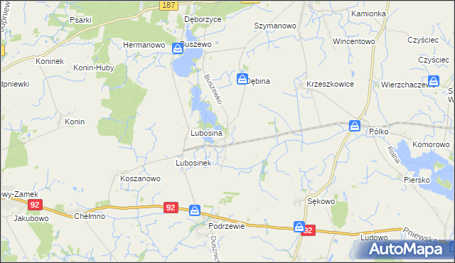 mapa Przystanki, Przystanki na mapie Targeo