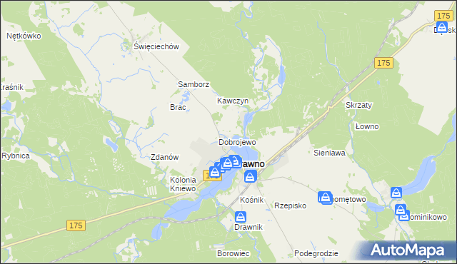 mapa Pszczewko, Pszczewko na mapie Targeo