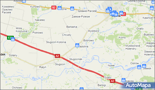 mapa Radolina, Radolina na mapie Targeo