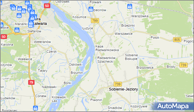 mapa Radwanków Szlachecki, Radwanków Szlachecki na mapie Targeo