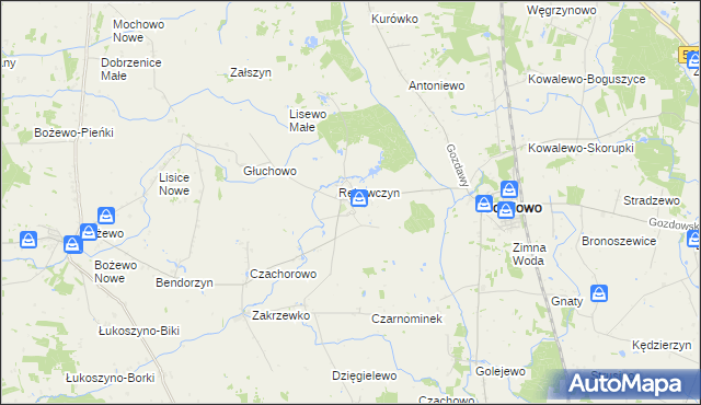 mapa Rempin, Rempin na mapie Targeo