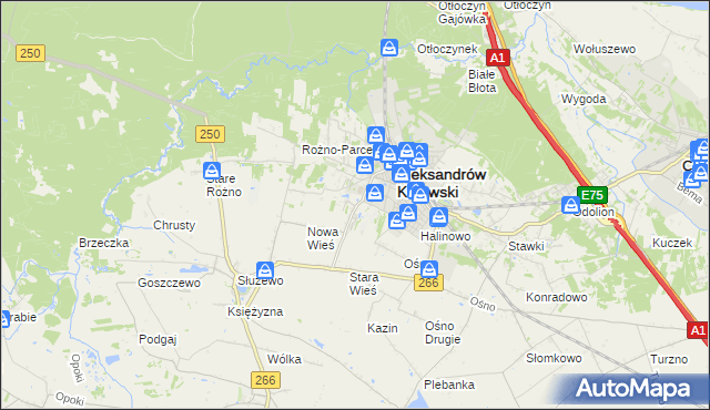 mapa Rudunki gmina Aleksandrów Kujawski, Rudunki gmina Aleksandrów Kujawski na mapie Targeo