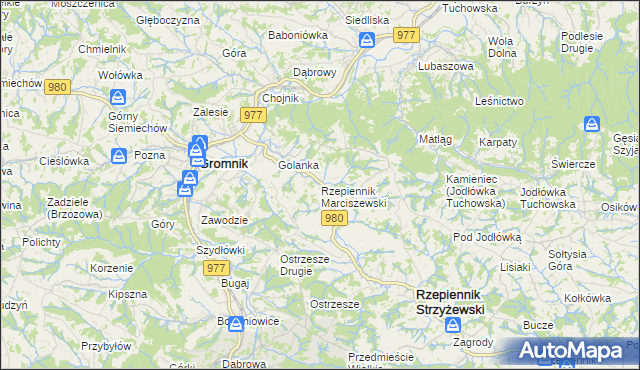 mapa Rzepiennik Marciszewski, Rzepiennik Marciszewski na mapie Targeo