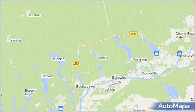 mapa Samita, Samita na mapie Targeo