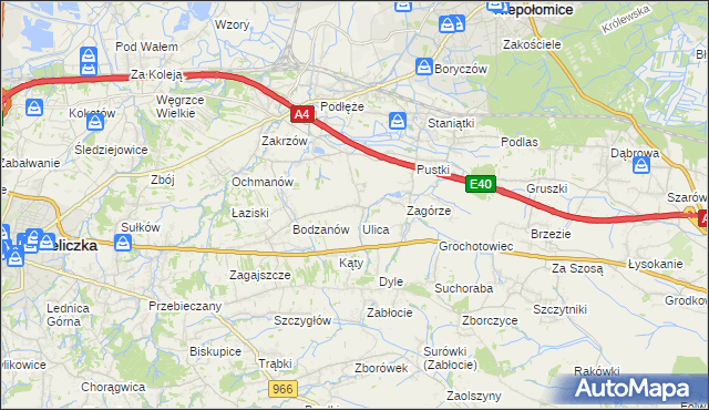 mapa Słomiróg, Słomiróg na mapie Targeo