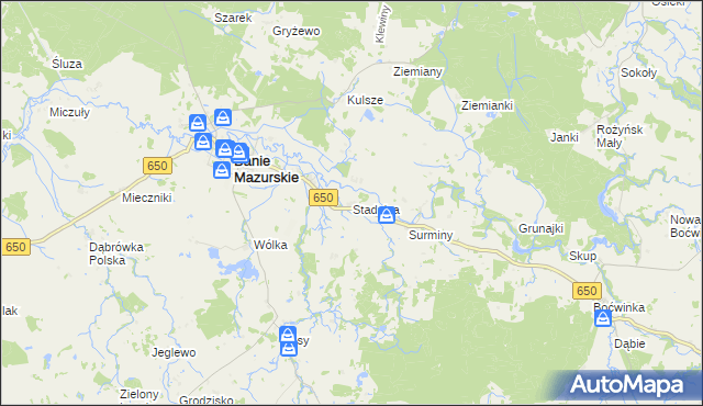 mapa Stadnica, Stadnica na mapie Targeo