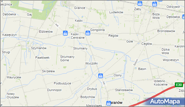 mapa Stara Pułapina, Stara Pułapina na mapie Targeo