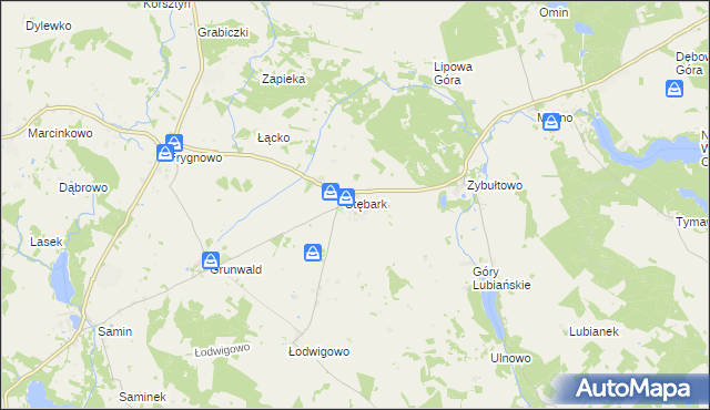 mapa Stębark, Stębark na mapie Targeo