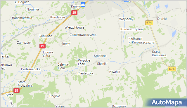 mapa Stodolne, Stodolne na mapie Targeo