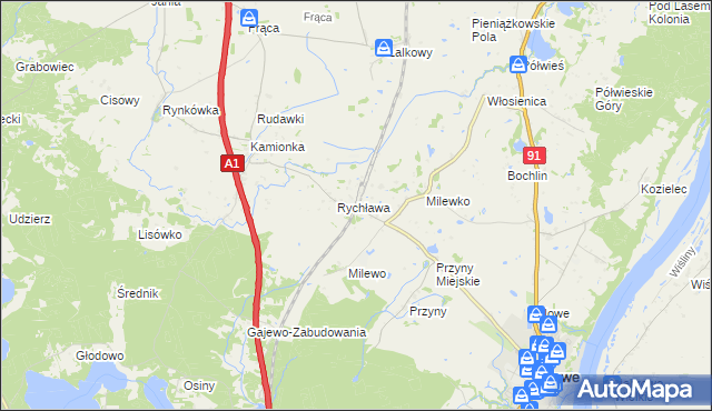 mapa Twarda Góra, Twarda Góra na mapie Targeo