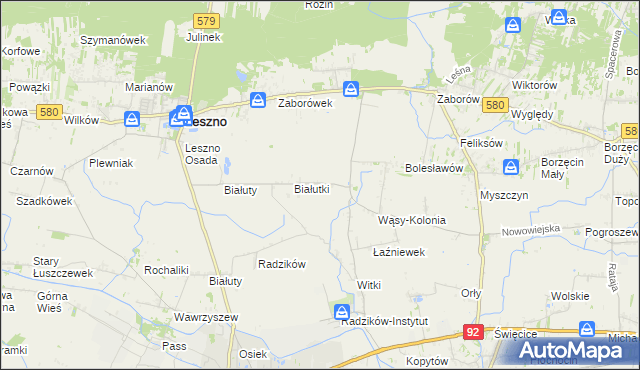 mapa Wąsy-Wieś, Wąsy-Wieś na mapie Targeo