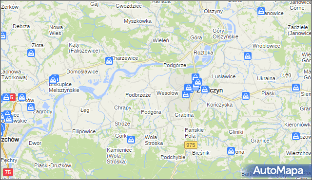 mapa Wesołów, Wesołów na mapie Targeo