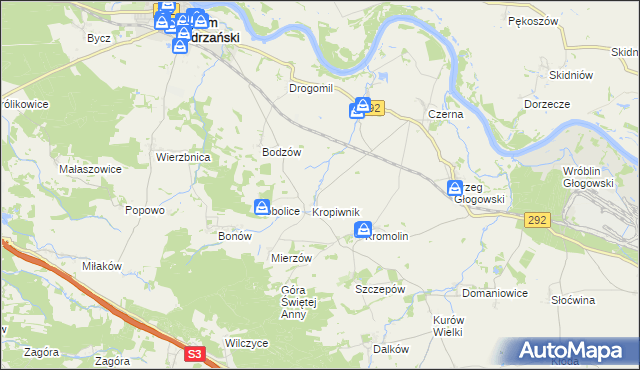 mapa Wiekowice gmina Żukowice, Wiekowice gmina Żukowice na mapie Targeo