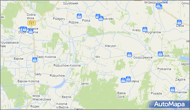 mapa Wir, Wir na mapie Targeo