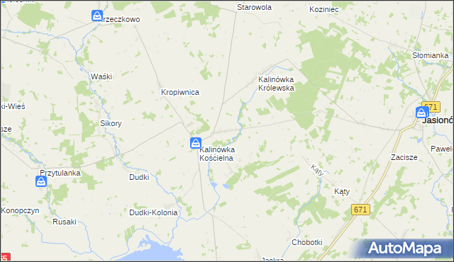 mapa Wojtówce, Wojtówce na mapie Targeo