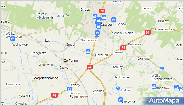 mapa Wyszmontów, Wyszmontów na mapie Targeo