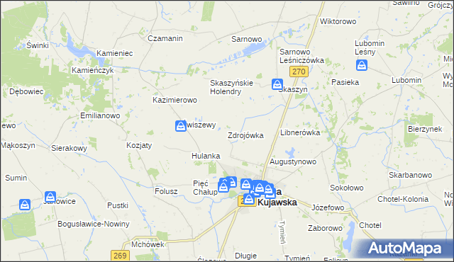 mapa Zdrojówka, Zdrojówka na mapie Targeo