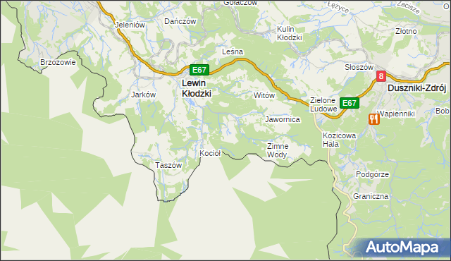 mapa Jerzykowice Małe, Jerzykowice Małe na mapie Targeo