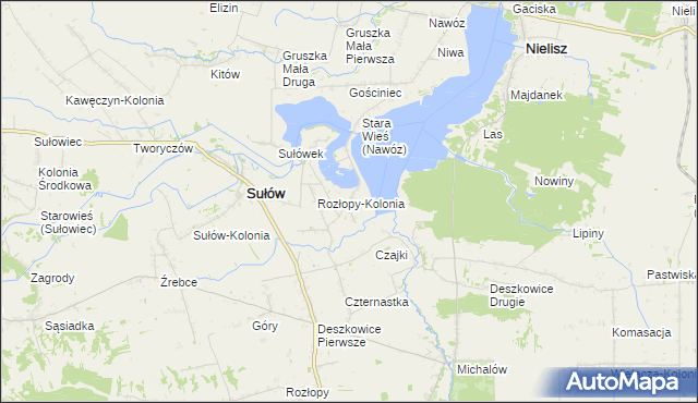 mapa Kulików, Kulików na mapie Targeo