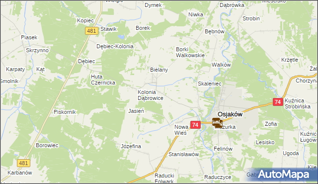 mapa Dolina Czernicka, Dolina Czernicka na mapie Targeo