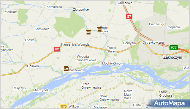 mapa Jaworowo-Trębki Stare, Jaworowo-Trębki Stare na mapie Targeo