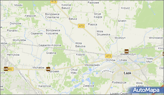 mapa Orchów-Wesółka, Orchów-Wesółka na mapie Targeo