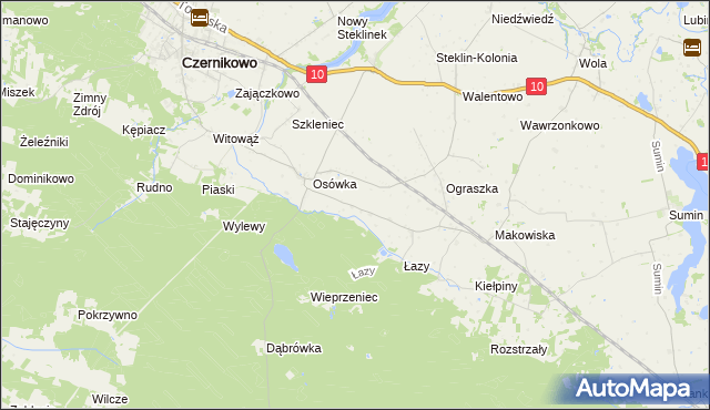 mapa Osówka-Kolonia, Osówka-Kolonia na mapie Targeo