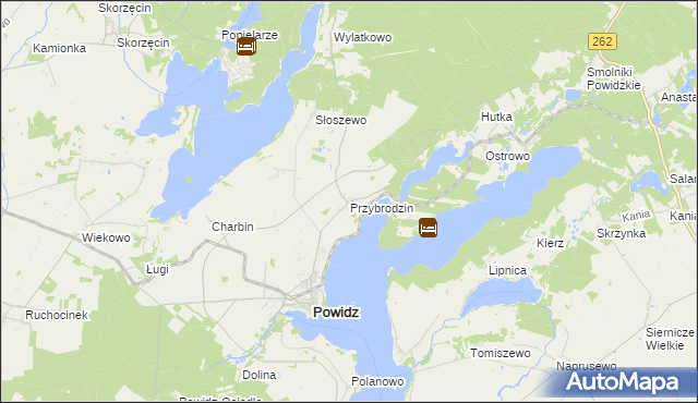 mapa Przybrodzin, Przybrodzin na mapie Targeo