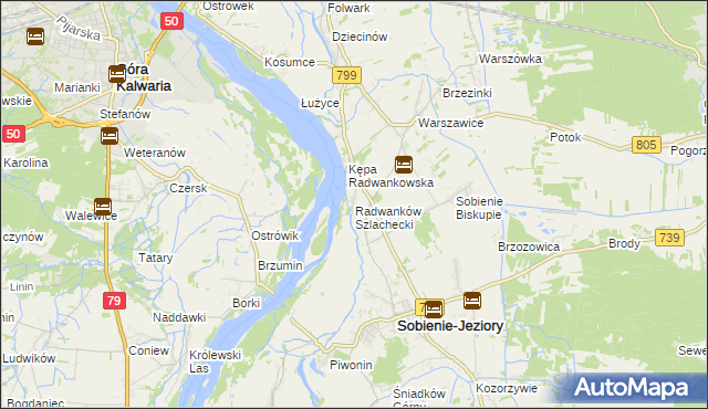 mapa Radwanków Szlachecki, Radwanków Szlachecki na mapie Targeo