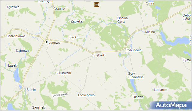 mapa Stębark, Stębark na mapie Targeo