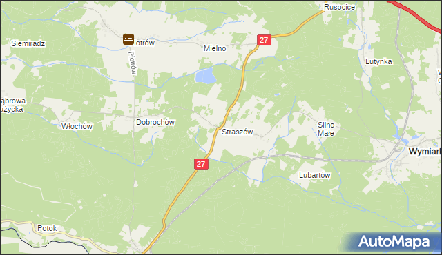 mapa Straszów gmina Przewóz, Straszów gmina Przewóz na mapie Targeo