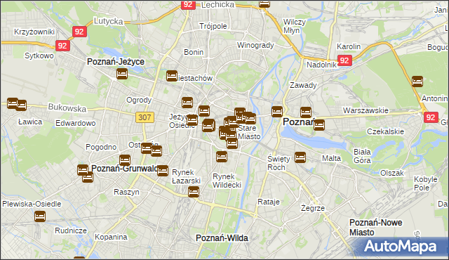 mapa Święty Marcin, Święty Marcin na mapie Targeo