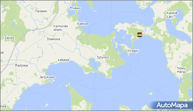 mapa Sztynort, Sztynort na mapie Targeo