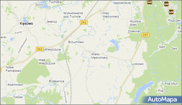 mapa Wielki Mędromierz, Wielki Mędromierz na mapie Targeo