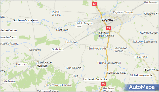 mapa Gumowo-Dobki, Gumowo-Dobki na mapie Targeo