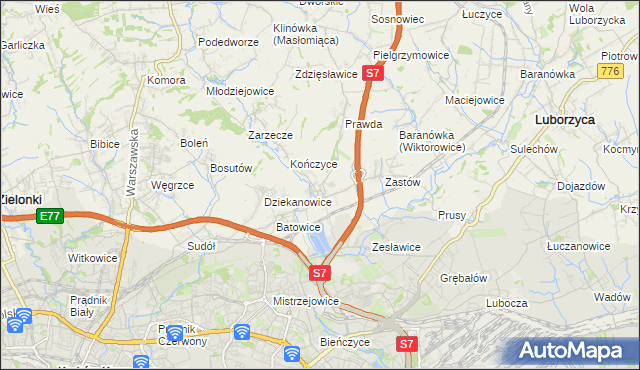 mapa Raciborowice gmina Michałowice, Raciborowice gmina Michałowice na mapie Targeo